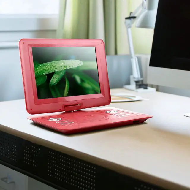 Alt view image 3 of 4 - Trexonic 13.3 Inch Portable TV+DVD Player with Color TFT LED Screen and USB/HD/AV Inputs