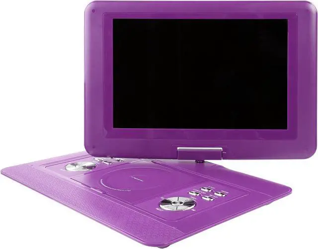 Alt view image 2 of 7 - Trexonic 14.1 Inch Portable DVD Player with Swivel TFT-LCD Screen and USB,SD,AV,HDMI Inputs
