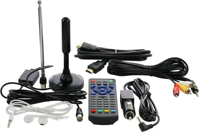 Alt view image 7 of 7 - Trexonic 14.1 Inch Portable DVD Player with Swivel TFT-LCD Screen and USB,SD,AV,HDMI Inputs