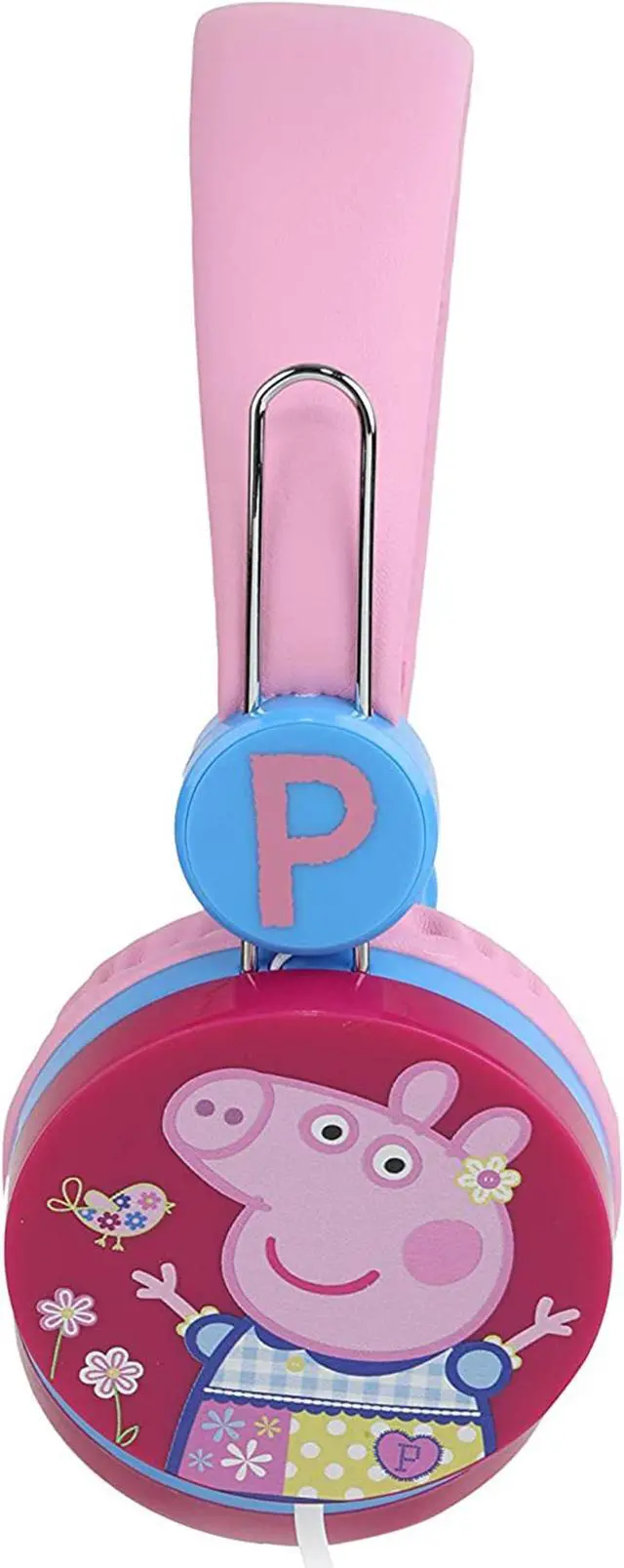 Alt view image 7 of 7 - Sakar Peppa Pig High Quality Wired Headphones in Pink