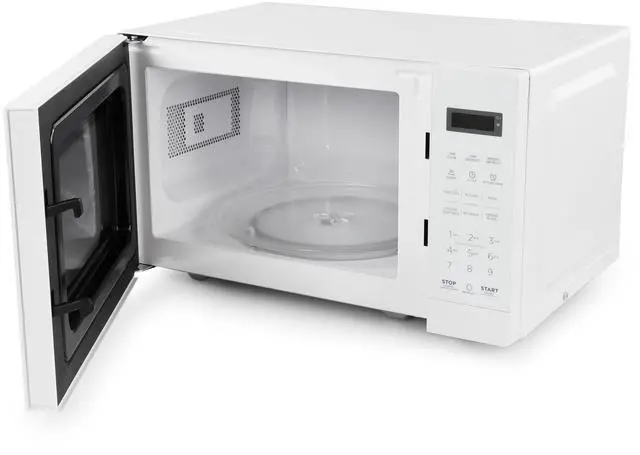 Alt view image 2 of 7 - Black and Decker 0.7 Cu Ft 700 Watt LED Digital Microwave Oven in White with Child Safety Lock