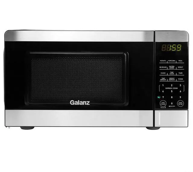 Main image of Galanz 0.7 Cu. Ft. 700 Watt Countertop Microwave Oven in Silver