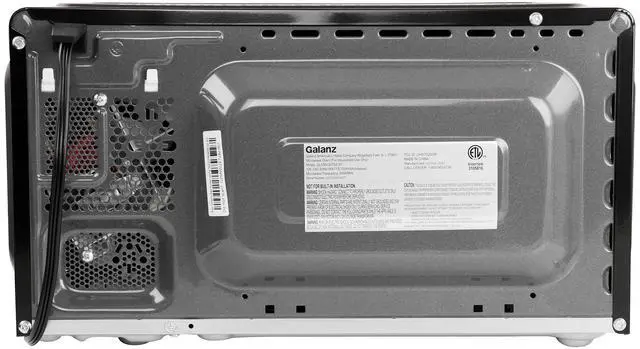Alt view image 5 of 7 - Galanz 0.7 Cu. Ft. 700 Watt Countertop Microwave Oven in Silver