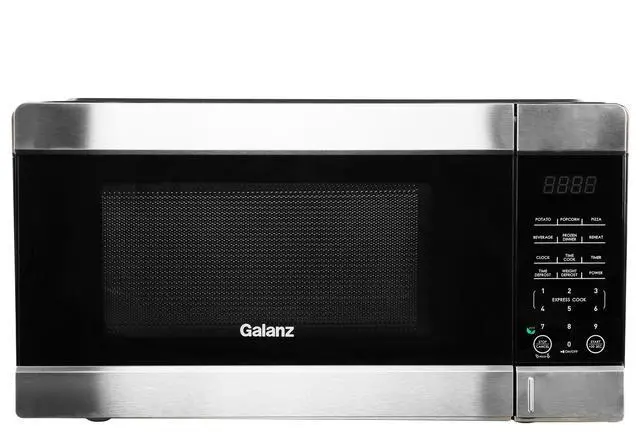 Main image of Galanz 0.9 cu ft 900W Countertop Microwave Oven in Black with One Touch Express Cooking