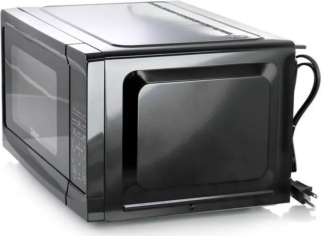 Alt view image 2 of 7 - Galanz 0.7 cu ft 700W Countertop Microwave Oven in Black with One Touch Express Cooking