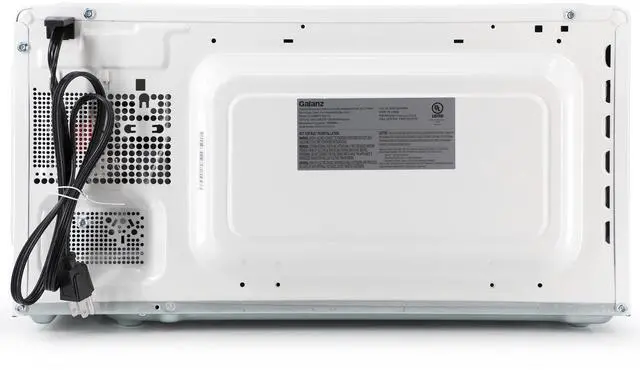 Alt view image 4 of 6 - Galanz 1.1 cu ft 1000W Countertop Microwave Oven in White with One Touch Express Cooking