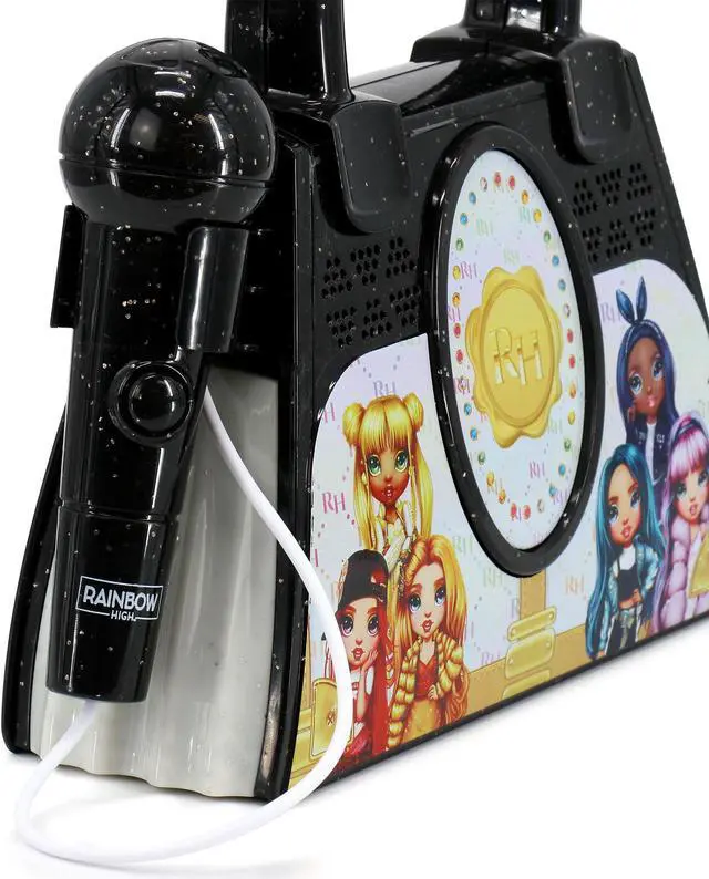 Alt view image 3 of 5 - Sakar Rainbow High Sing-A-Long Karaoke Purse in Black