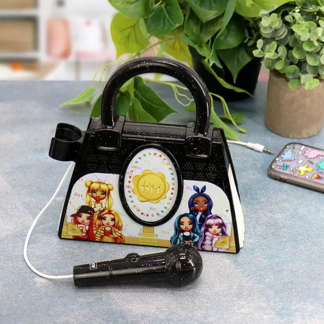 Alt view image 5 of 5 - Sakar Rainbow High Sing-A-Long Karaoke Purse in Black