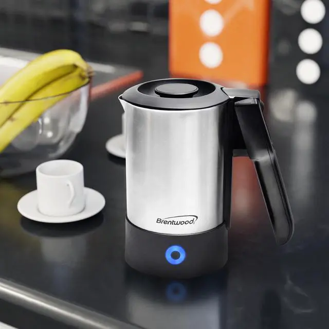 Alt view image 6 of 6 - Brentwood 20 Ounce Stainless Steel Electric Travel Kettle