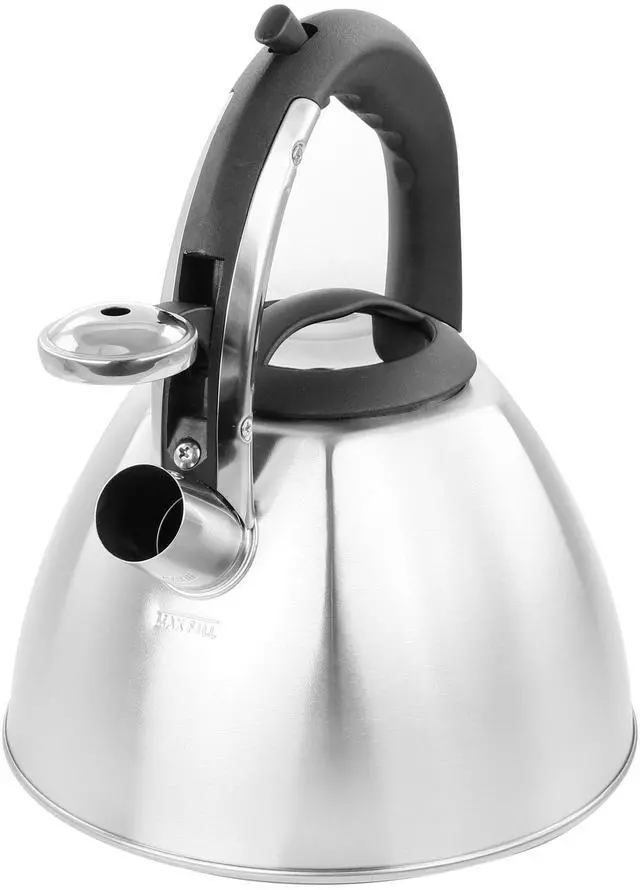 Alt view image 2 of 7 - Mr. Coffee 3 Quart Stainless Steel Whistling Tea Kettle 510116485M