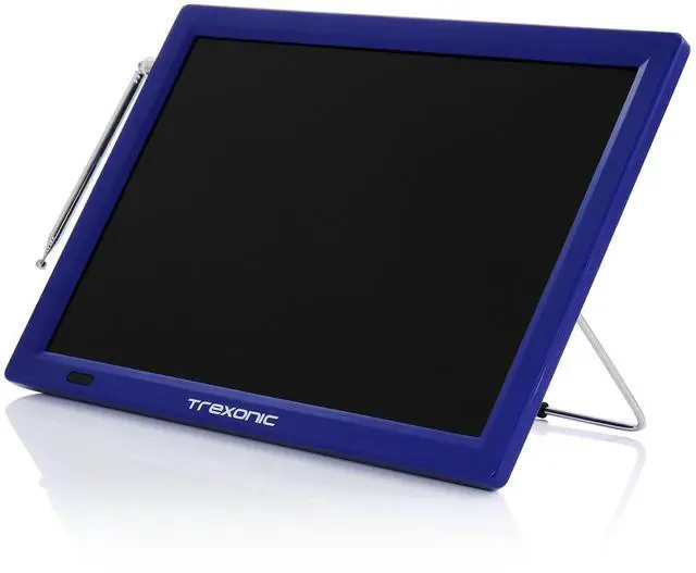 Alt view image 4 of 7 - Trexonic Portable Rechargeable 14 Inch LED TV with HDMI, SD/MMC, USB, VGA, AV In/Out and Built-in Digital Tuner, Refurbished