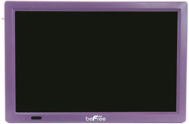 Alt view image 4 of 7 - beFree Sound Portable Rechargeable 14 Inch LED TV with HDMI, SD/MMC, USB, VGA, AV In/Out and Built-in Digital Tuner in Purple