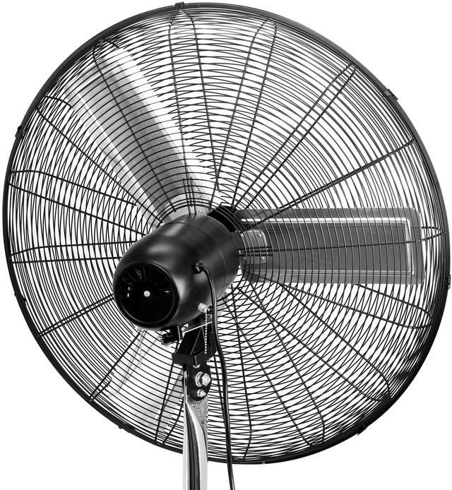 Alt view image 4 of 8 - Vie Air 30 Inch Industrial Heavy Duty Pedestal Oscillating Metal Stand Fan