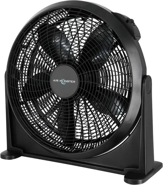 Main image of Air Monster 20 Inch Air Circulator Wall Mountable 3 Speed Fan in Black