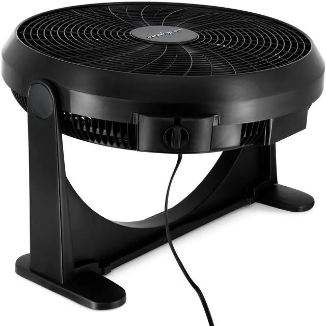 Alt view image 4 of 7 - Air Monster 20 Inch Air Circulator Wall Mountable 3 Speed Fan in Black
