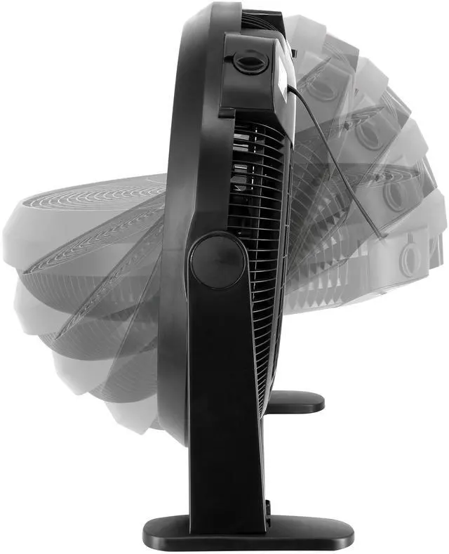 Alt view image 3 of 7 - Air Monster 20 Inch Air Circulator Wall Mountable 3 Speed Fan in Black