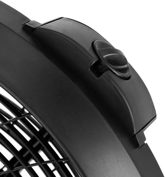 Alt view image 5 of 7 - Air Monster 20 Inch Air Circulator Wall Mountable 3 Speed Fan in Black