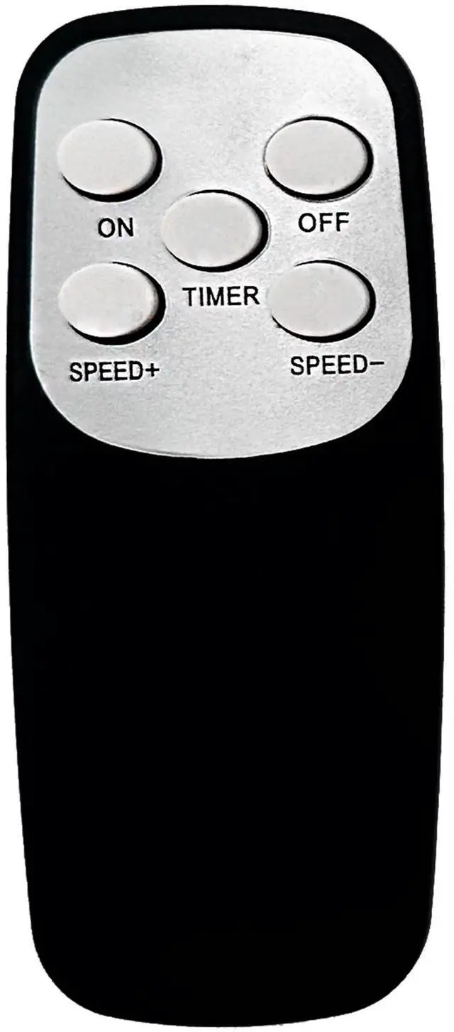 Alt view image 2 of 7 - Vie Air 16 Inch 3 Speed Oscillating Stand Fan with Remote Control in Black