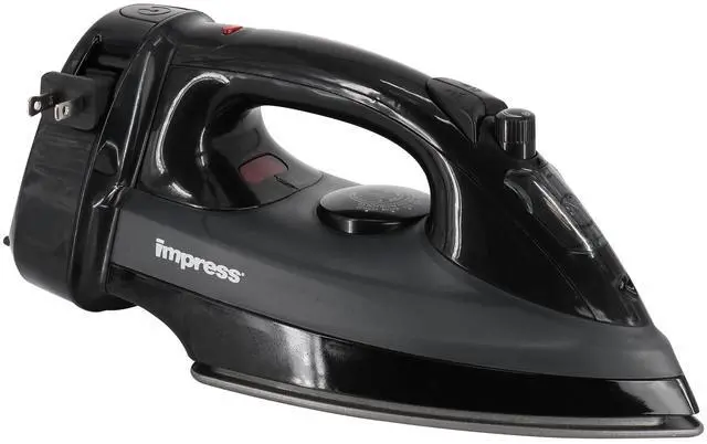 Alt view image 2 of 6 - Impress 1200 Watt Cord Winder Garment Iron in Black