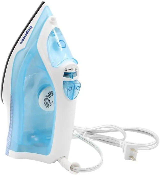 Main image of Impress Mid-Sized Spray Steam and Dry Iron in Blue with Nonstick Soleplate