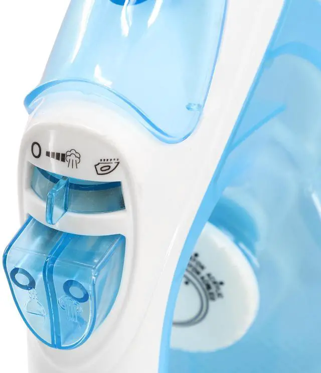Alt view image 4 of 5 - Impress Mid-Sized Spray Steam and Dry Iron in Blue with Nonstick Soleplate