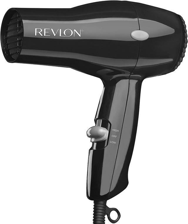 Alt view image 13 of 16 - Revlon Essentials 1875W Black 2 Heat Compact Hair Dryer RVDR5034