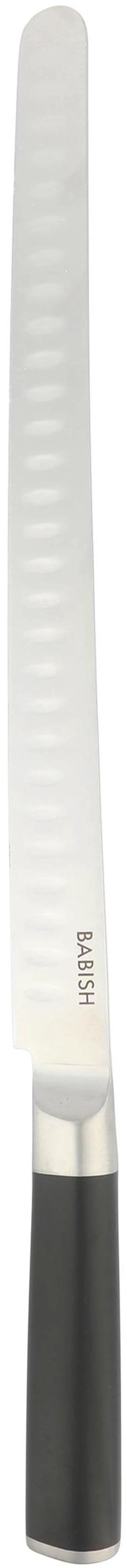 Alt view image 2 of 5 - Babish 12 Inch High-Carbon Stainless Steel Full Tang Super Slicer in Black