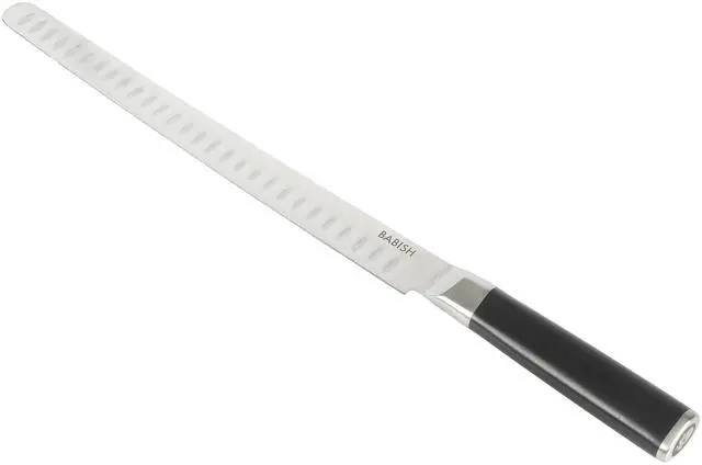 Main image of Babish 12 Inch High-Carbon Stainless Steel Full Tang Super Slicer in Black