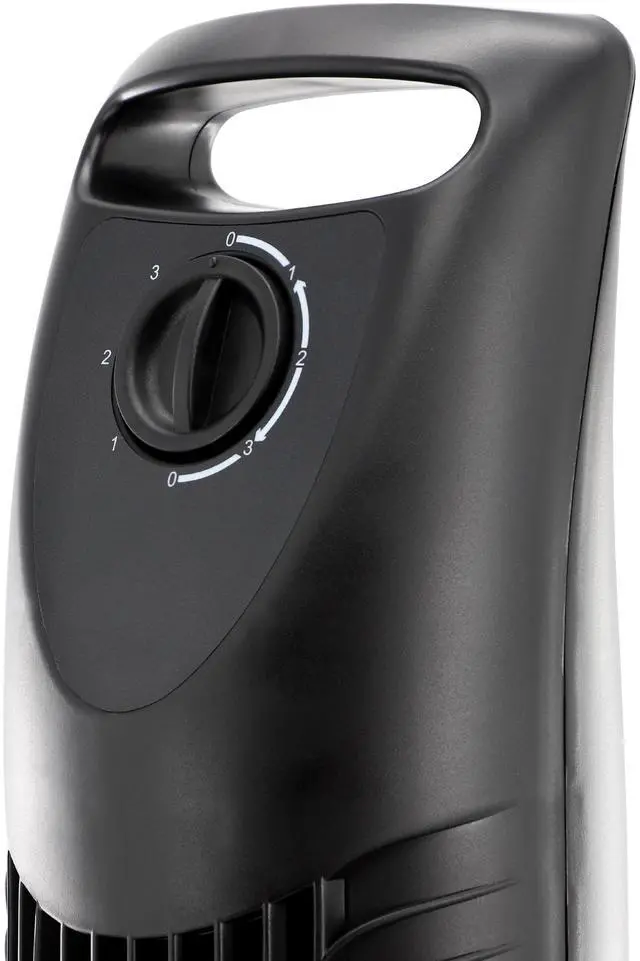 Alt view image 4 of 6 - Air Monster 30 Inch 3 Speed Oscillating Tower Fan in Black