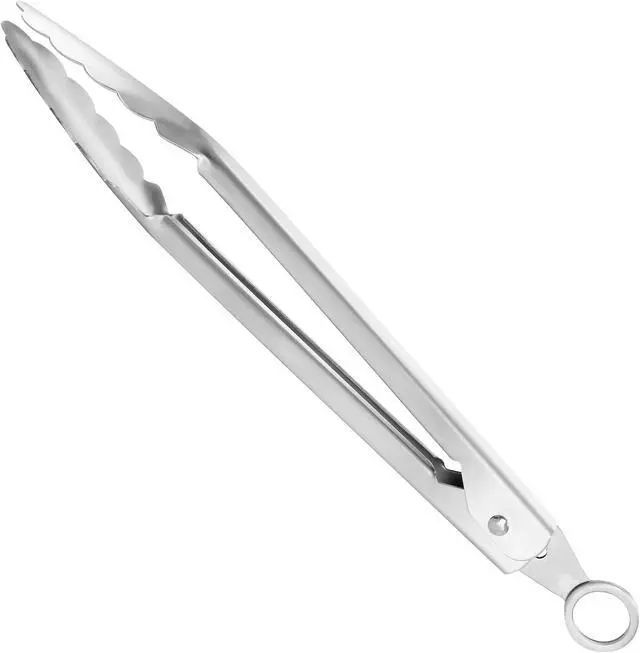Alt view image 3 of 6 - Martha Stewart Stainless Steel Easy-Lock Tongs