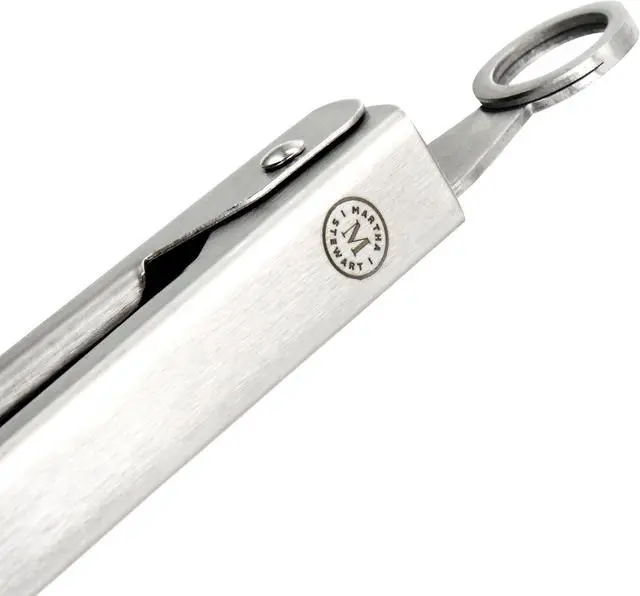 Alt view image 4 of 6 - Martha Stewart Stainless Steel Easy-Lock Tongs