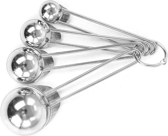 Alt view image 4 of 7 - Martha Stewart Stainless Steel Measuring Spoons