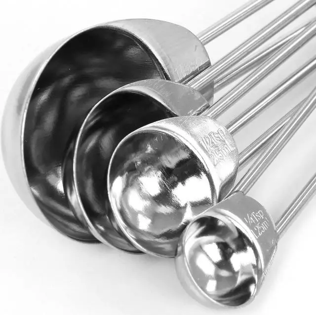 Alt view image 5 of 7 - Martha Stewart Stainless Steel Measuring Spoons