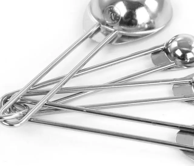 Alt view image 6 of 7 - Martha Stewart Stainless Steel Measuring Spoons