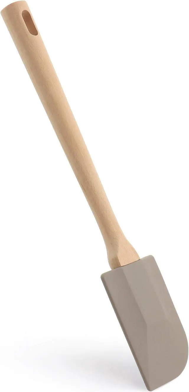 Alt view image 2 of 4 - Martha Stewart Beech Wood Silicone Spatula in Gray