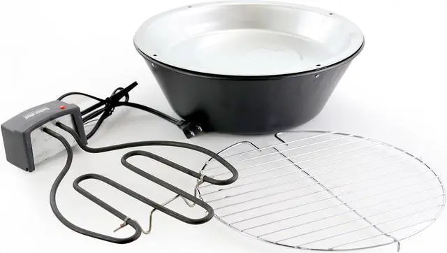 Alt view image 2 of 5 - Better Chef Indoor Outdoor 14 in Tabletop Electric Barbecue Grill