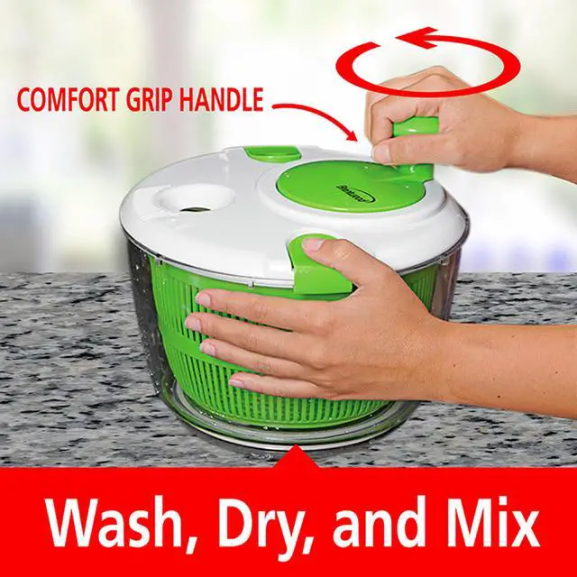 Alt view image 2 of 7 - Brentwood 5 Quart Salad Spinner with Serving Bowl