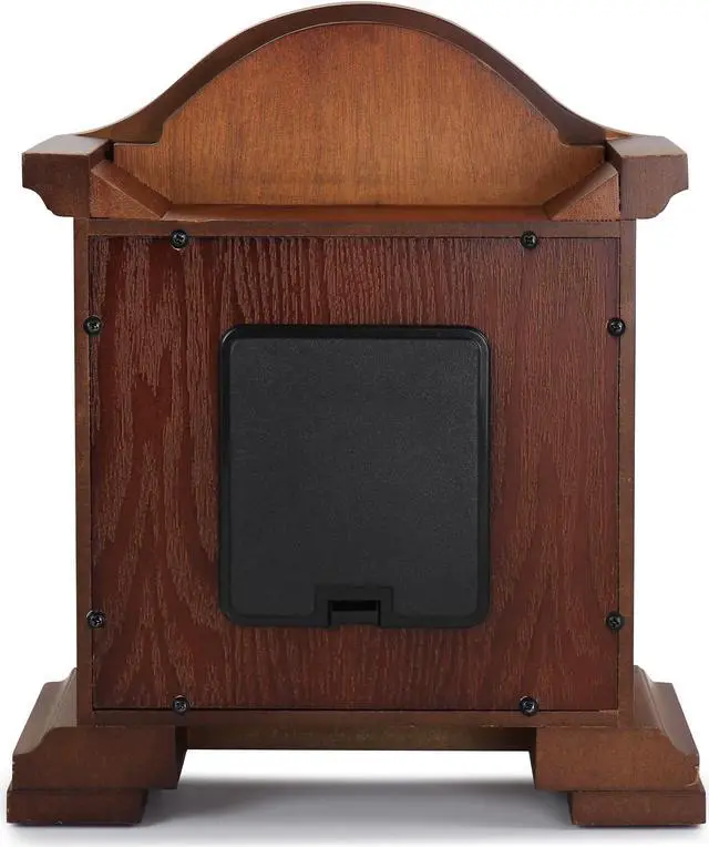 Alt view image 3 of 7 - Bedford Clock Collection Redwood Mantel Clock with Chimes