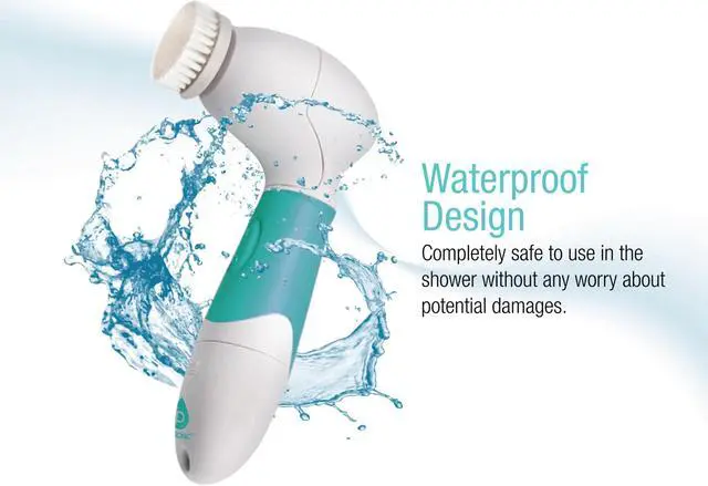 Alt view image 2 of 6 - Pursonic Waterproof Facial Cleansing Brush in Aqua