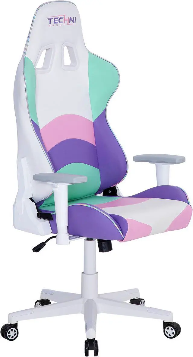 Alt view image 16 of 20 - Techni Sport TS-92 Office-PC Gaming Chair, White