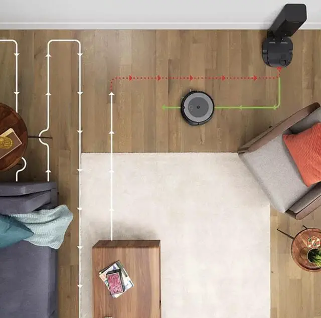 Alt view image 3 of 5 - iRobot Roomba i3+ EVO (3558) Wi-Fi Connected Self-Emptying Robot Vacuum