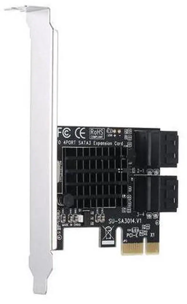 Main image of PCIE to SATA Card PCI-E Adapter PCI Express to SATA3.0 Expansion Card 4Port SATA III 6G for SSD HDD