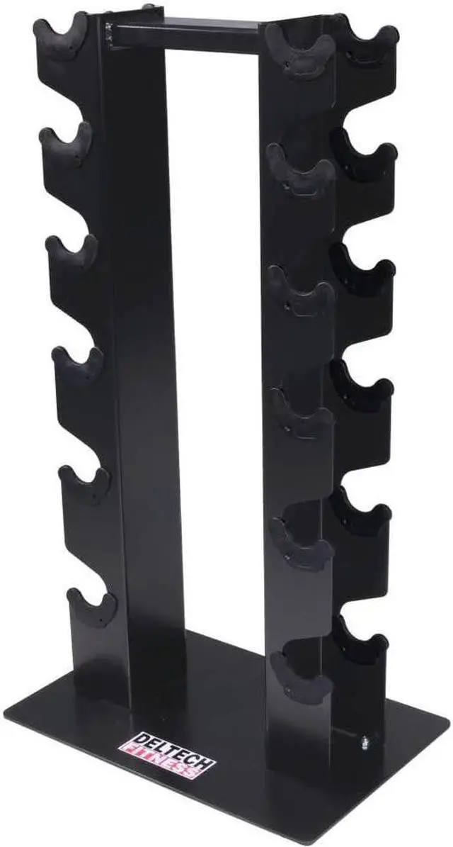 Main image of Deltech Fitness 6 Pair Vertical Dumbbell Rack (DF5100)