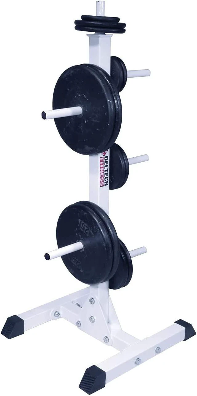 Alt view image 3 of 5 - Deltech Fitness Heavy-Duty Pro Standard Weight Tree (DF7200)