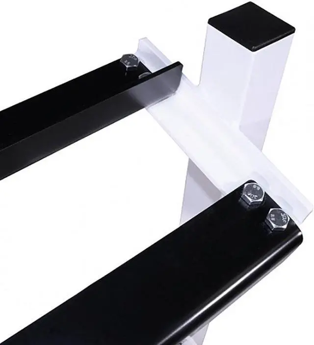 Alt view image 2 of 7 - Deltech Fitness 55" Three-Tier Dumbbell Rack (DF516)