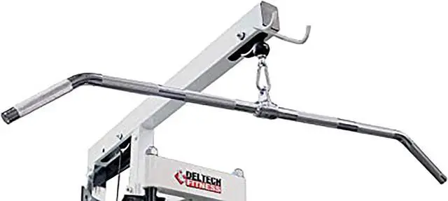 Alt view image 4 of 6 - Deltech Fitness Heavy Duty Revolving Lat Bar (MBT-148RH)