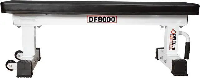 Main image of Deltech Fitness DF8000 - 1000 LBS Capacity Exercise Back Bench Fitness Station for Strength Training- Dumbbell Training
