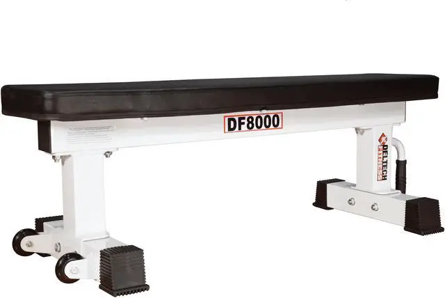 Alt view image 3 of 7 - Deltech Fitness DF8000 - 1000 LBS Capacity Exercise Back Bench Fitness Station for Strength Training- Dumbbell Training