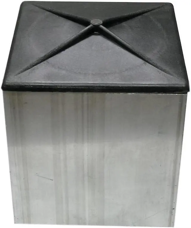 Alt view image 4 of 5 - 4" Standard Square Pole Cap by Deltech Manufacturing