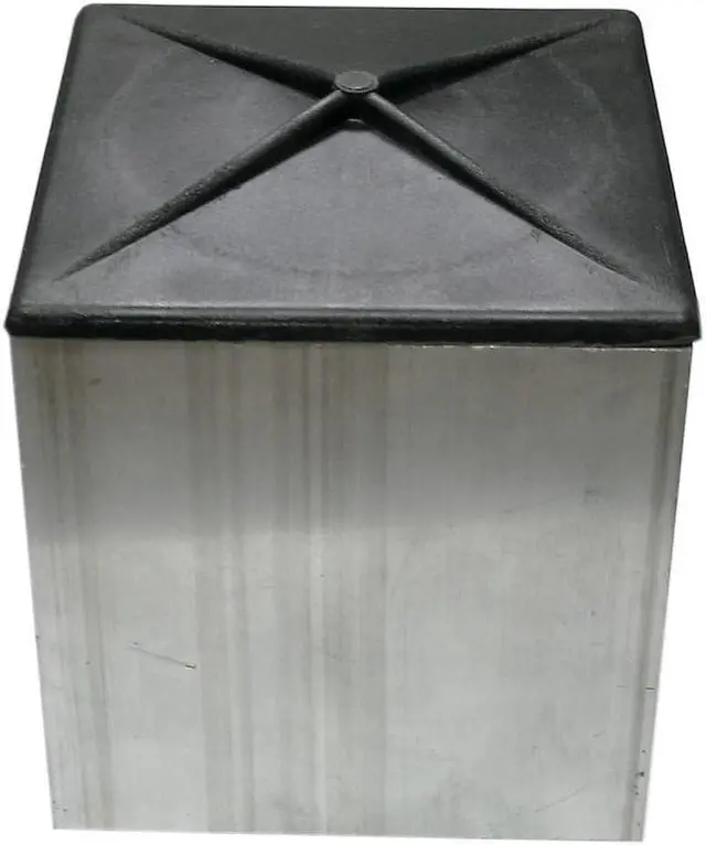 Alt view image 5 of 5 - 6" Standard Square Pole Cap by Deltech Manufacturing